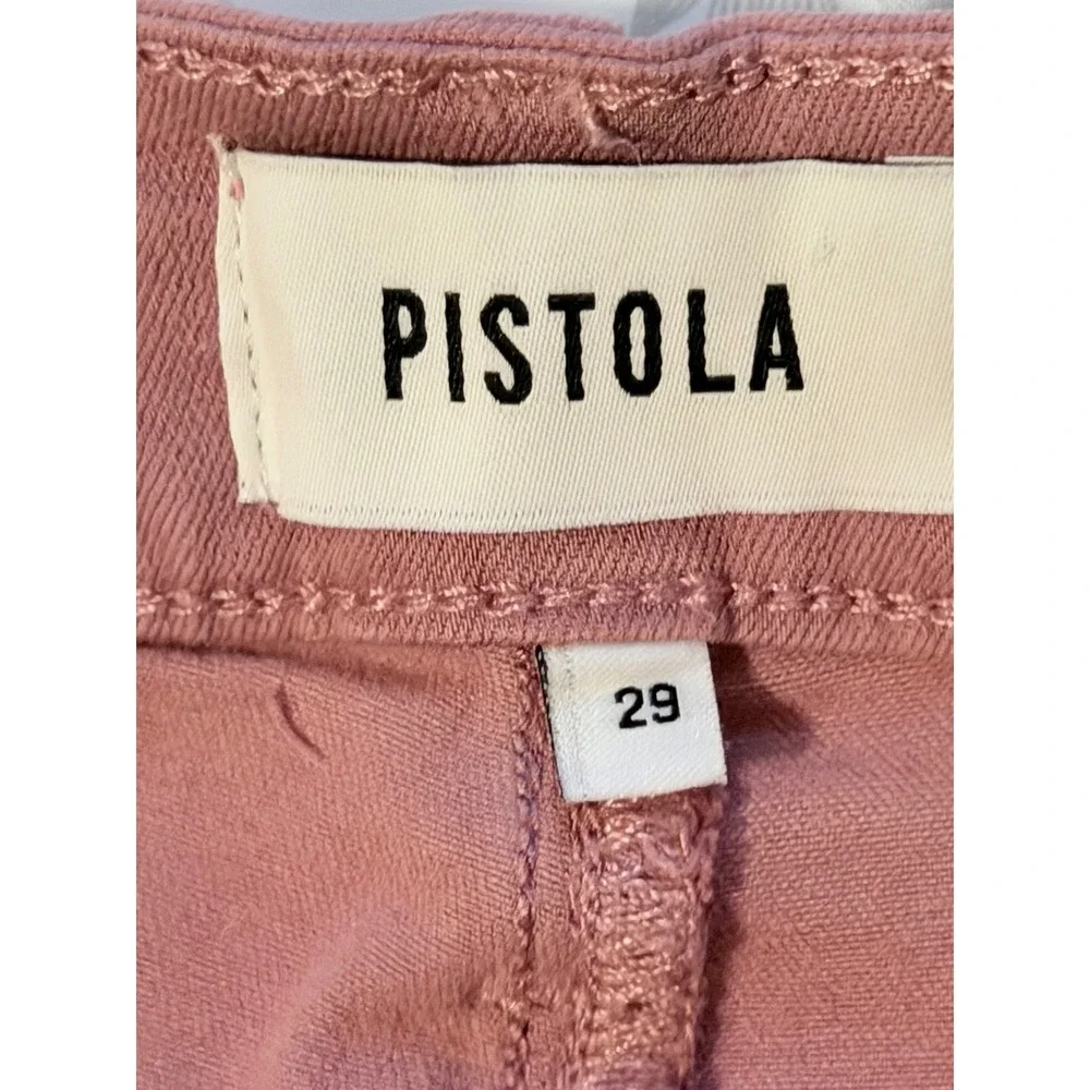 Pistola Plum Rose Pink Utility Cargo Shorts Zipper Pockets P4278TLT-PMR 29 - Picture 4 of 8